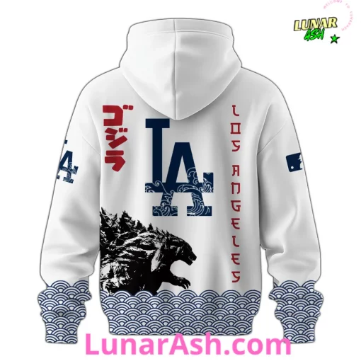 Los Angeles Dodgers 2025 Japan x Godzilla Hoodie
