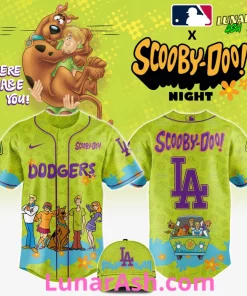 Los Angeles Dodgers MLB x Scooby-Doo Night Baseball Jersey