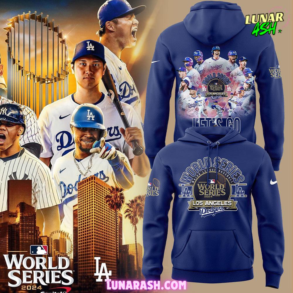 Los Angeles Dodgers Royal 2024 World Series Blue Hoodie Los Angeles Dodgers Royal 2024 World Series Blue Hoodie