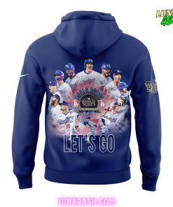 Los Angeles Dodgers Royal 2024 World Series Blue Hoodie 3