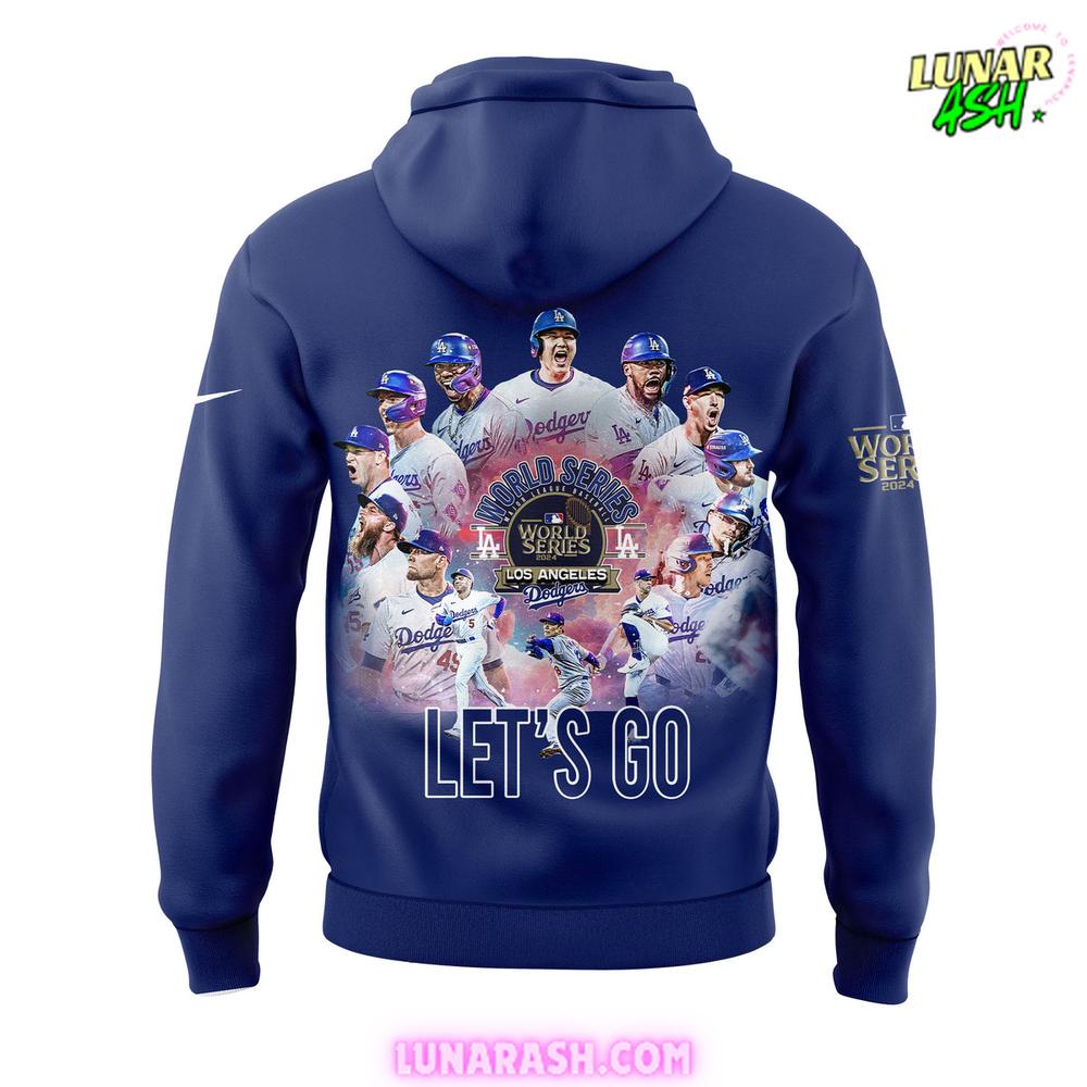 Los Angeles Dodgers Royal 2024 World Series Blue Hoodie Los Angeles Dodgers Royal 2024 World Series Blue Hoodie