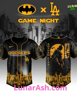 Los Angeles Dodgers x DC Batman Night Special Baseball Jersey