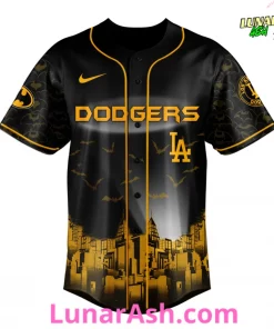 Los Angeles Dodgers x DC Batman Night Special Baseball Jersey
