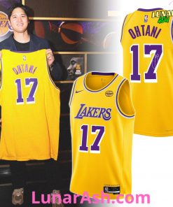 Los Angeles Lakers Shohei Ohtani Limited Edition Basketball Jersey