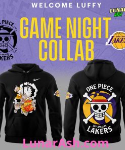 Los Angeles Lakers x One Piece Gear 5 Black Special Hoodie