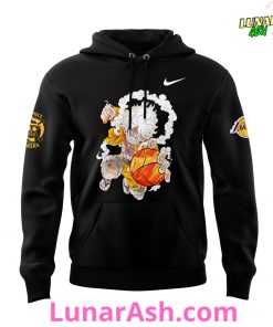 Los Angeles Lakers x One Piece Gear 5 Black Special Hoodie