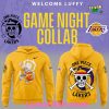 Los Angeles Lakers x One Piece Gear 5 Yellow Special Hoodie