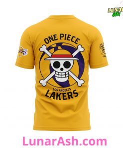Los Angeles Lakers x One Piece Gear 5 Yellow Special TShirt