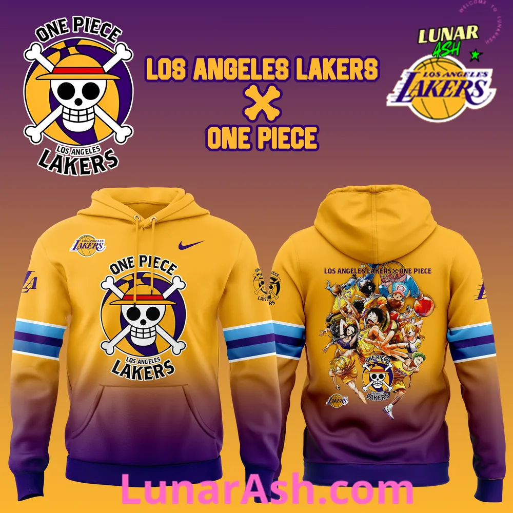 Los Angeles Lakers x One Piece Limited Hoodie Los Angeles Lakers x One Piece Limited Hoodie