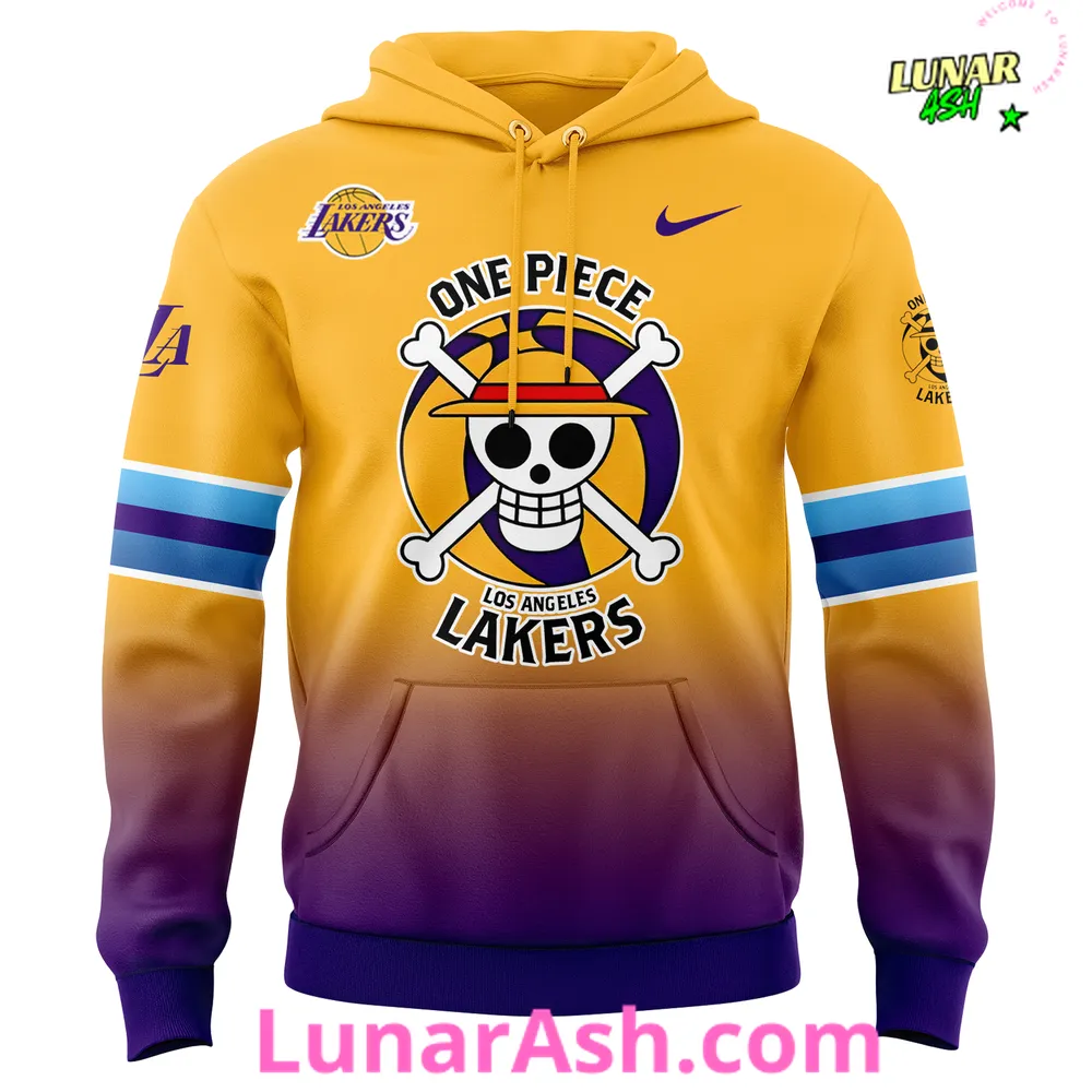 Los Angeles Lakers x One Piece Limited Hoodie Los Angeles Lakers x One Piece Limited Hoodie