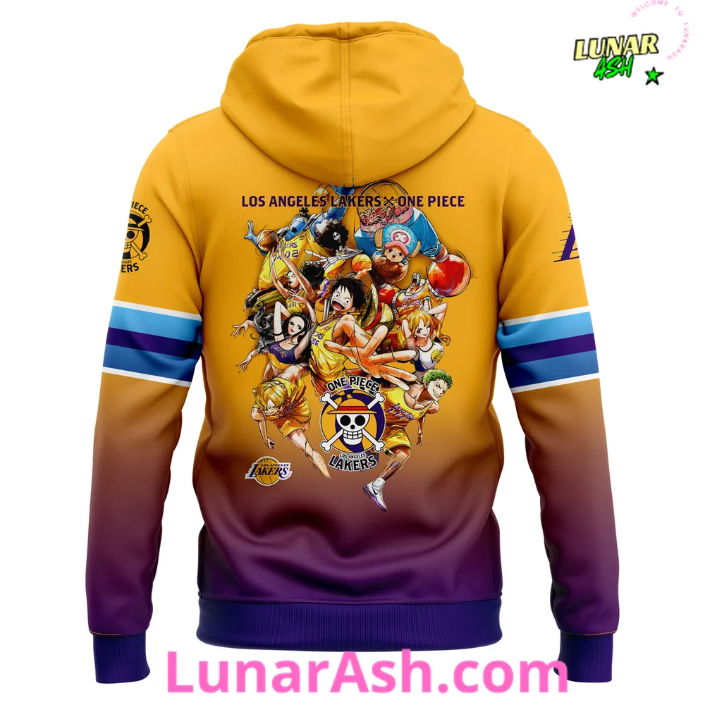 Los Angeles Lakers x One Piece Limited Hoodie Los Angeles Lakers x One Piece Limited Hoodie