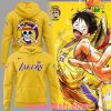 Los Angeles Lakers x One Piece Special Edition Yellow Hoodie