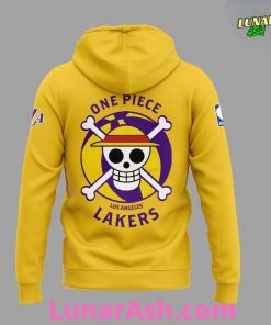 Los Angeles Lakers x One Piece Special Edition Yellow Hoodie