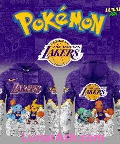 Los Angeles Lakers x Pokémon Special Purple Hoodie 1