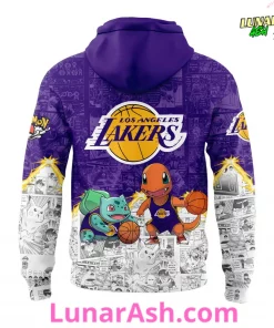 Los Angeles Lakers x Pokémon Special Purple Hoodie 3