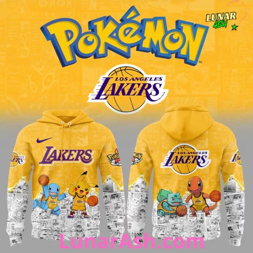 Los Angeles Lakers x Pokémon Special Yellow Hoodie