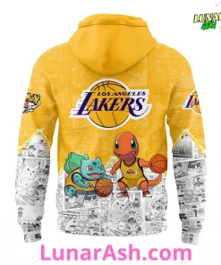 Los Angeles Lakers x Pokémon Special Yellow Hoodie 3
