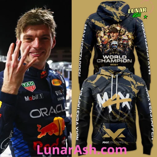 Max Verstappen World Champion 2024 Hoodie