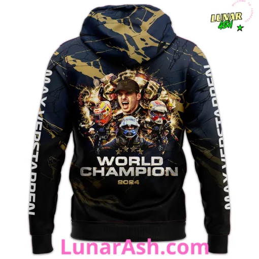Max Verstappen World Champion 2024 Hoodie