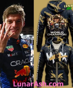 Max Verstappen World Champion 2024 Hoodie 4
