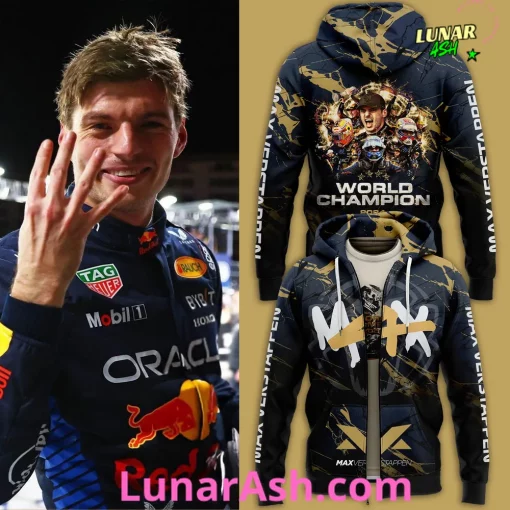 Max Verstappen World Champion 2024 Hoodie