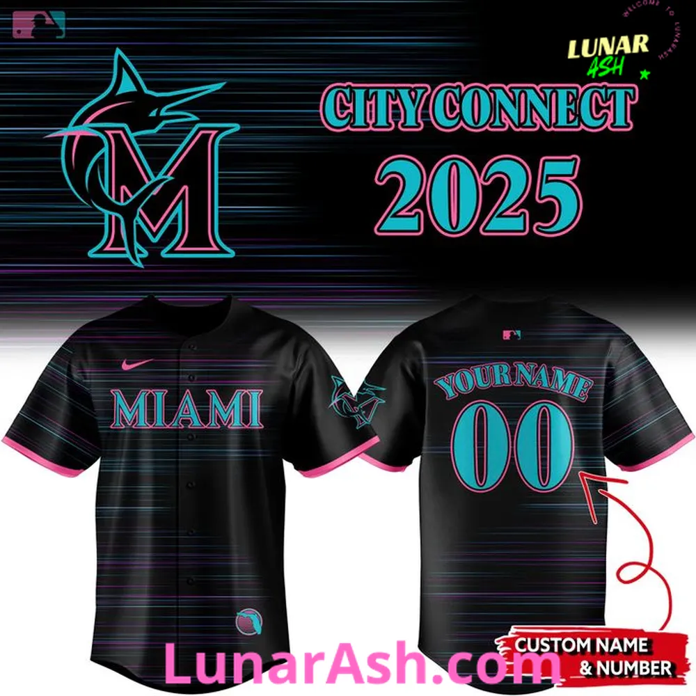 Miami Marlins City Connect 2025 Special Jersey Miami Marlins City Connect 2025 Special Jersey