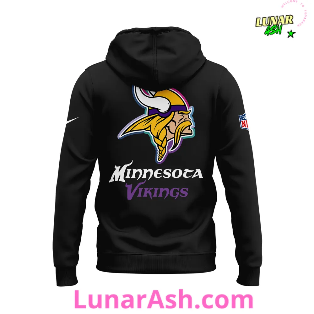 Minnesota Vikings Crucial Catch Intercept Cancer 2024 Hoodie Minnesota Vikings Crucial Catch Intercept Cancer 2024 Hoodie