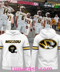 Missouri Tigers Stitched Luther Buden III White Hoodie 1
