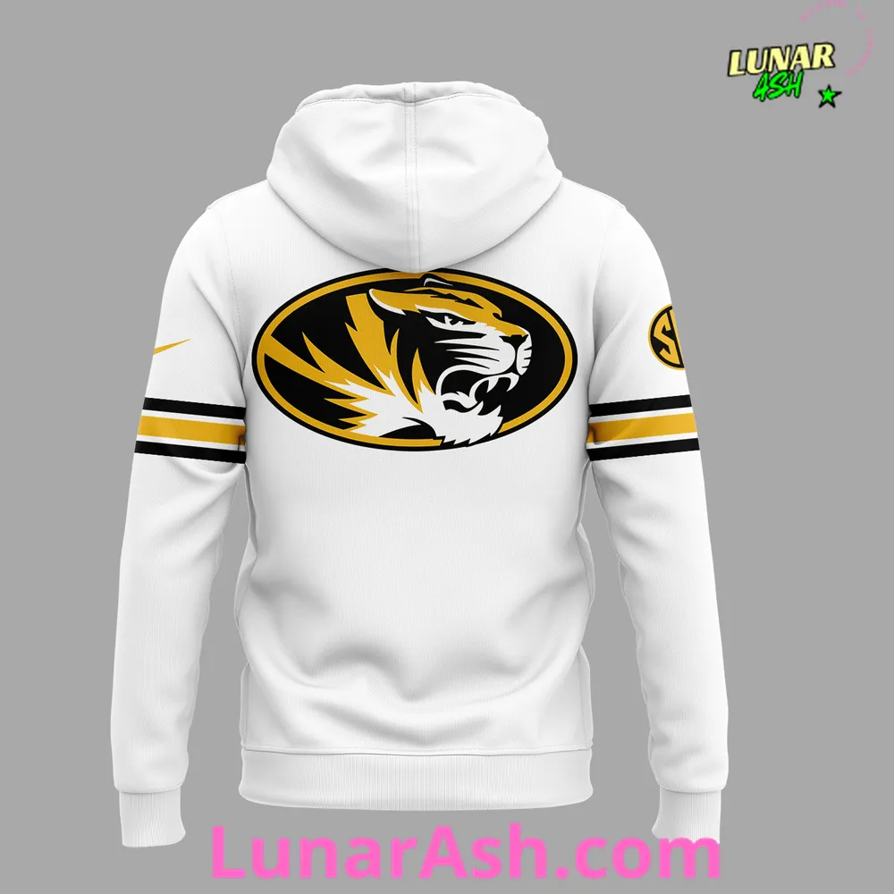 Missouri Tigers Stitched Luther Burden III White Hoodie Missouri Tigers Stitched Luther Burden III White Hoodie