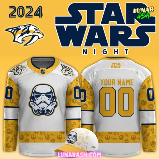 Nashville Predators x Star Wars Night 2024 Hockey Jersey