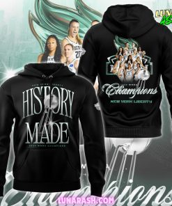 New York Liberty History Made WNBA Champion 2024 Black Hoodie