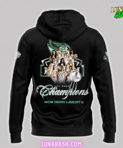 New York Libert History Made WNBA Champion 2024 Black Hoodie 3