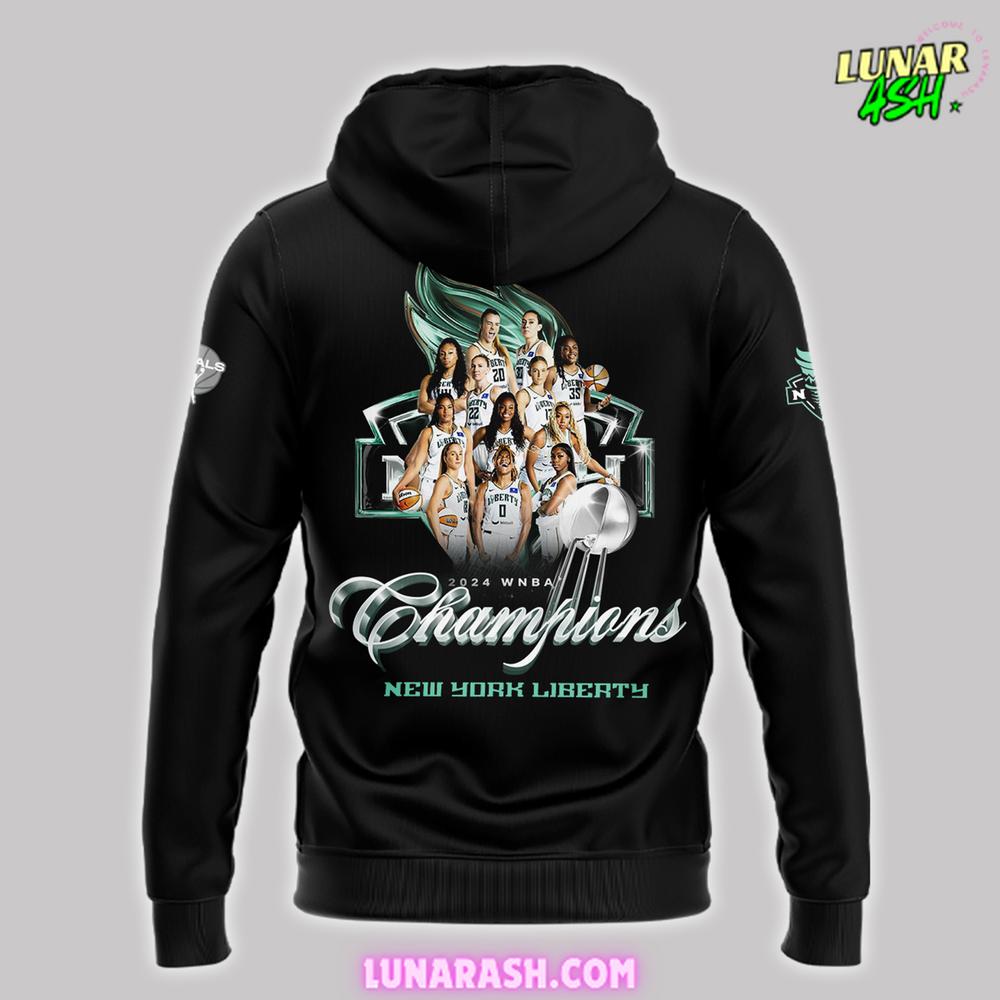 New York Liberty History Made WNBA Champion 2024 Black Hoodie New York Liberty History Made WNBA Champion 2024 Black Hoodie