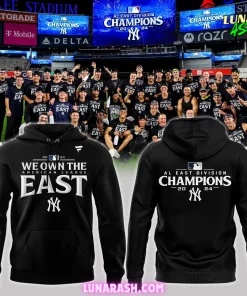 New York Yankees AL East Division Champions 2024 Black Hoodie 1