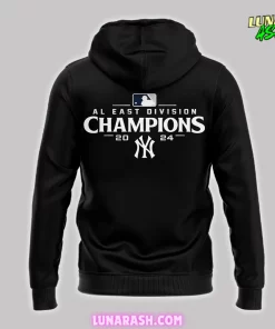 New York Yankees AL East Division Champions 2024 Black Hoodie 3