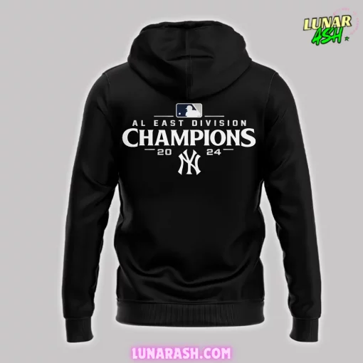 New York Yankees AL East Division Champions 2024 Black Hoodie
