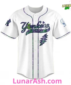 New York Yankees Grateful Dead Night Special Jersey 2