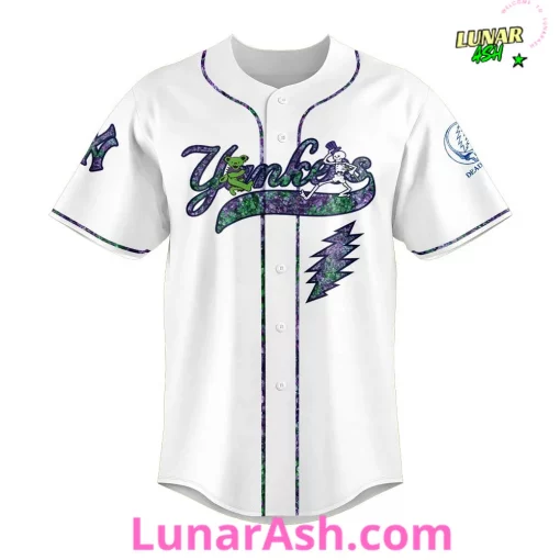 New York Yankees Grateful Dead Night Special Jersey