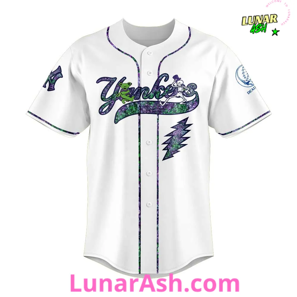 New York Yankees Grateful Dead Night Special Jersey New York Yankees Grateful Dead Night Special Jersey