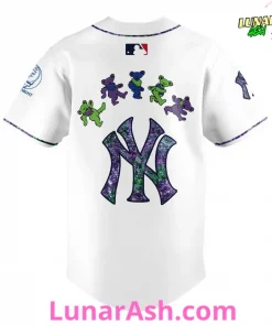 New York Yankees Grateful Dead Night Special Jersey 3