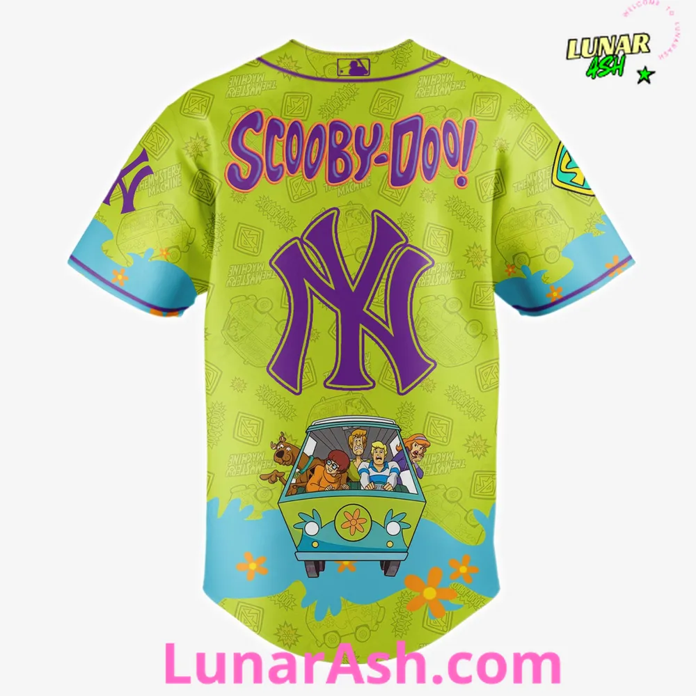 New York Yankees MLB x Scooby-Doo Night Baseball Jersey New York Yankees MLB x Scooby-Doo Night Baseball Jersey