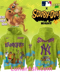 New York Yankees MLB x Scooby-Doo Night Hoodie Set