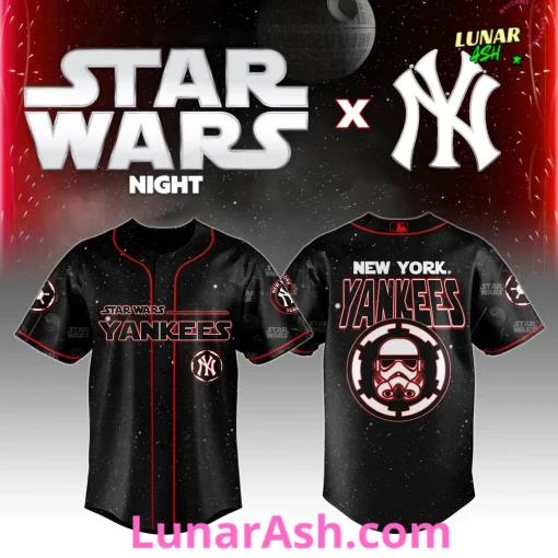New York Yankees MLB x Star Wars Night 2025 Custom Baseball Jersey