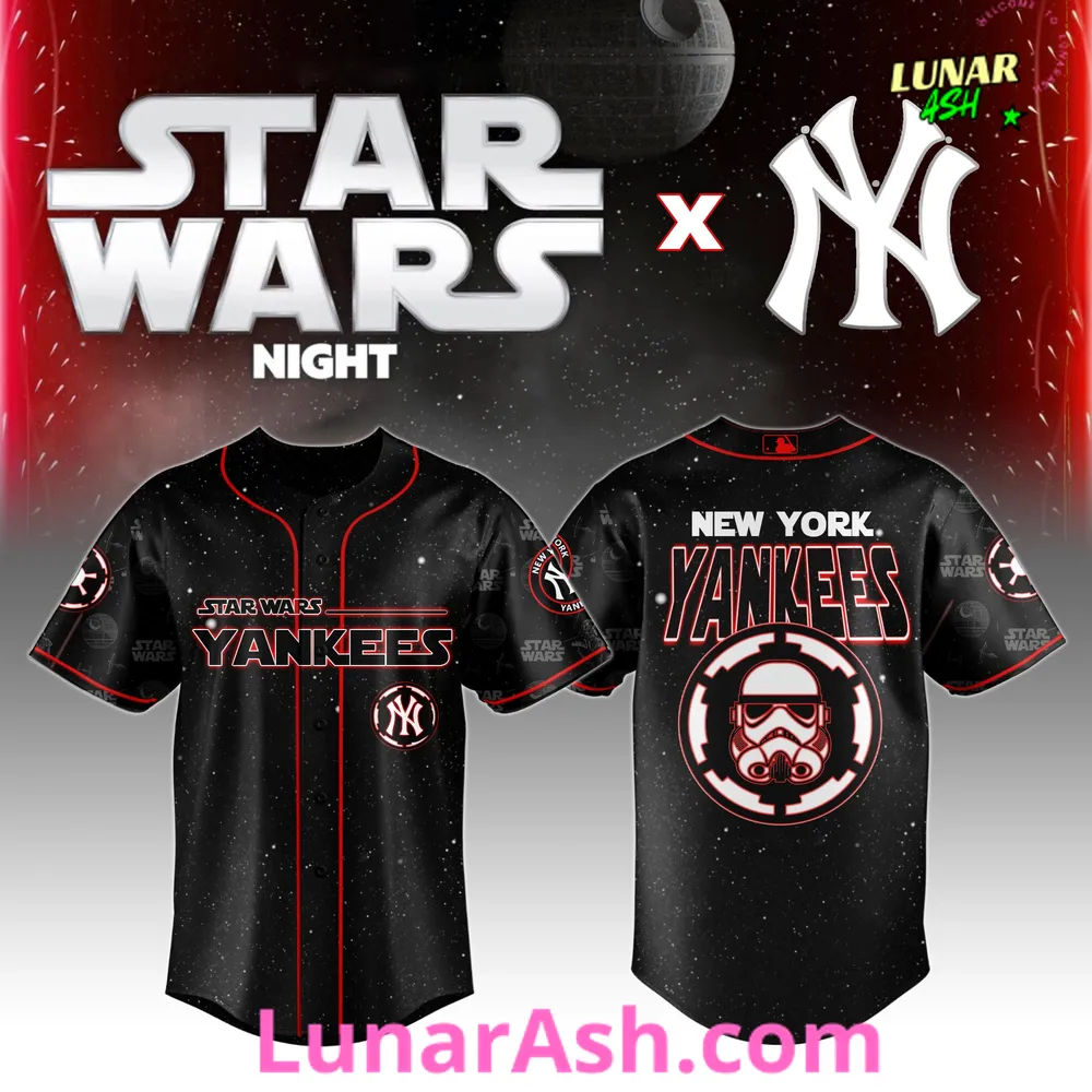 New York Yankees MLB x Star Wars Night 2025 Custom Baseball Jersey New York Yankees MLB x Star Wars Night 2025 Custom Baseball Jersey