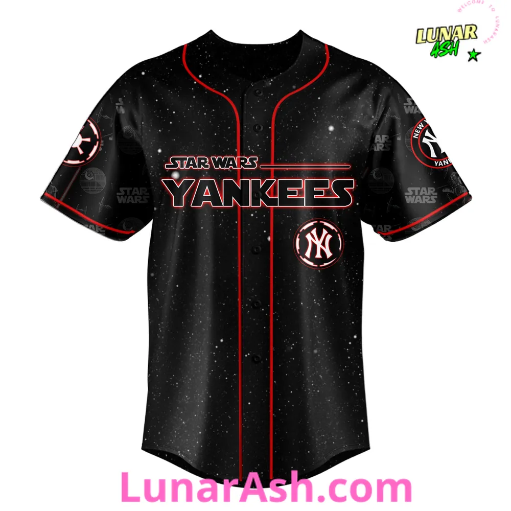 New York Yankees MLB x Star Wars Night 2025 Custom Baseball Jersey New York Yankees MLB x Star Wars Night 2025 Custom Baseball Jersey