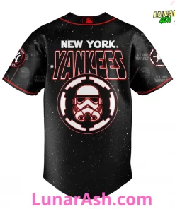 New York Yankees MLB x Star War Night 2025 Custom Baseball Jersey 3
