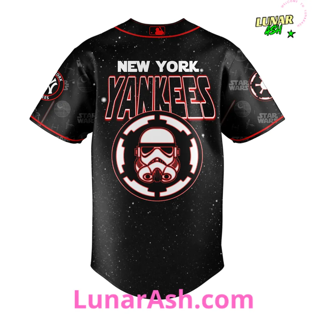 New York Yankees MLB x Star Wars Night 2025 Custom Baseball Jersey New York Yankees MLB x Star Wars Night 2025 Custom Baseball Jersey