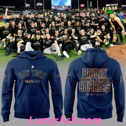 New York Yankees NLCS POUND Bronx Bombers 2024 Hoodie