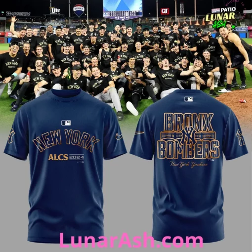 New York Yankees NLCS POUND Bronx Bomber 2024 T-Shirt