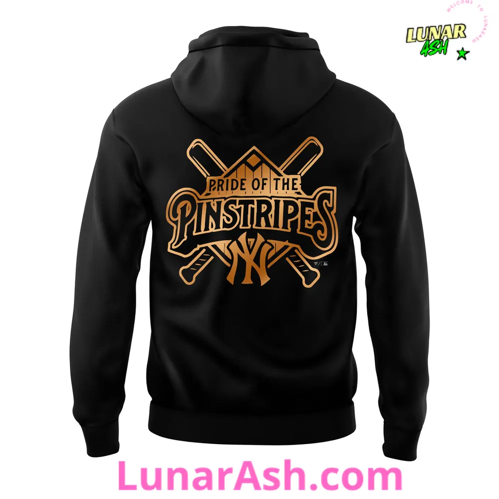 New York Yankees Pride of the Pinstripes 2024 Black Hoodie New York Yankees Pride of the Pinstripes 2024 Black Hoodie